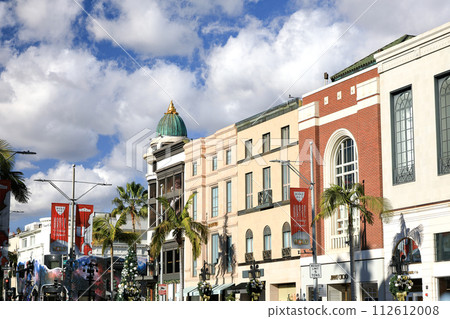 比佛利山莊羅迪歐大道城市景觀洛杉磯，加利福尼亞 112612008