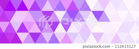 Background illustration _ triangle mosaic _ purple Background illustration _ triangle mosaic _ purple 112613127