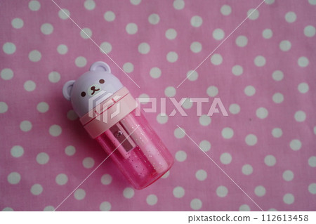 Bear's pencil sharpener. A pencil sharpener in a 9-year-old girl's pencil case. Bear's pencil sharpener. A pencil sharpener in a 9-year-old girl's pencil case. 112613458