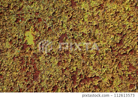 Corroded green metal background 112613573