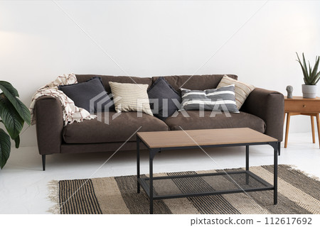 sofa in modern living room 112617692