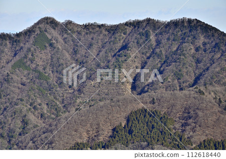 Nonotsume of Tanzawa: Soshu Alps seen from Nabearashi East Ridge Nonotsume of Tanzawa: Soshu Alps seen from Nabearashi East Ridge 112618440