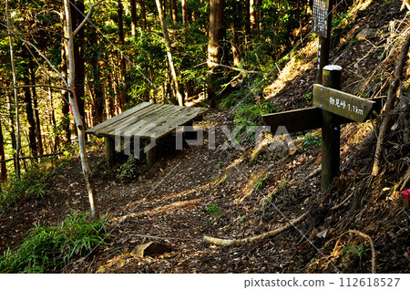 Mt. Daisen Mitsumine in Tanzawa, Daisen Mitsumine traversal course, rest area at the branch before Monomi Pass 112618527