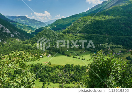 Montenegro. Valley of Tara riverbed. 112619203