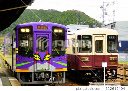 Scenery of Tenryu Hamanako Railway Tenryu Futamata Station (rail bus diesel car) Scenery of Tenryu Hamanako Railway Tenryu Futamata Station (rail bus diesel car) 112619404