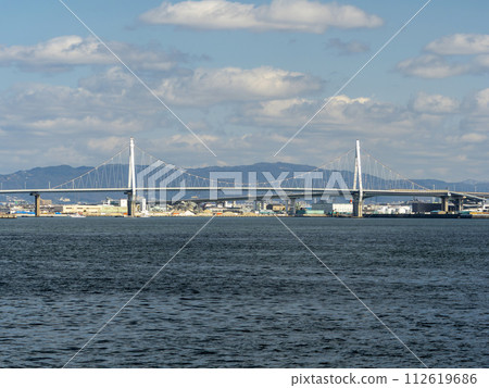 Konohana Bridge built over Osaka Port 112619686