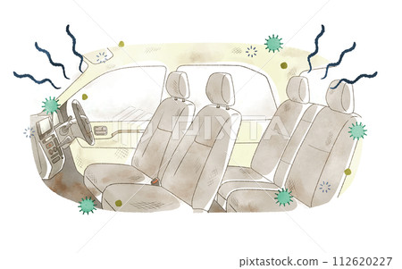 骯髒的汽車內部 骯髒的汽車內部 112620227