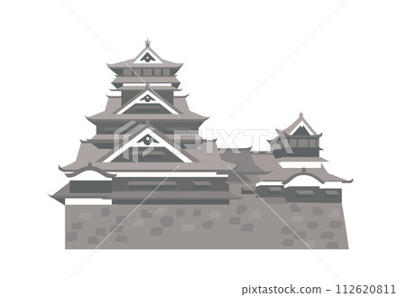 Illustration of Kumamoto Castle Illustration of Kumamoto Castle 112620811