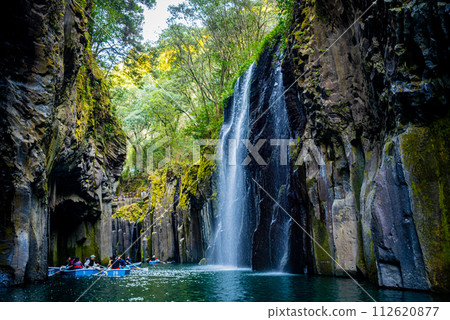 高千穗峽谷的Mako井瀑布 112620877