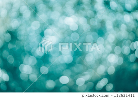 藍色背景與重疊模糊的散景燈 112621411