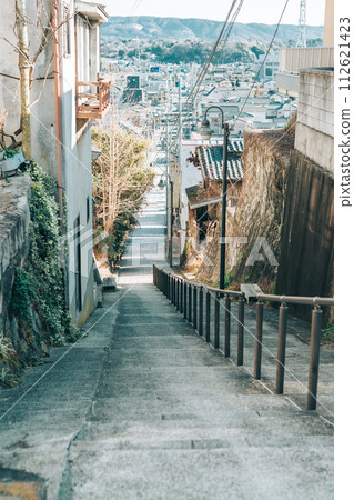 從板谷坂看到的街景：常陸太田市的鯨丘 112621423