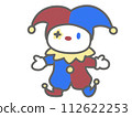 可愛的小丑變形插畫 112622253