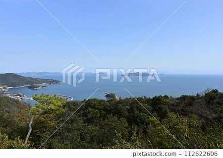 從福山綠線眺望鞆之浦的瀨戶內海 從福山綠線眺望鞆之浦的瀨戶內海 112622606