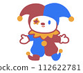 小丑的可愛變形插圖 112622781