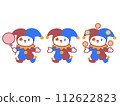 可愛的小丑的插圖 112622823