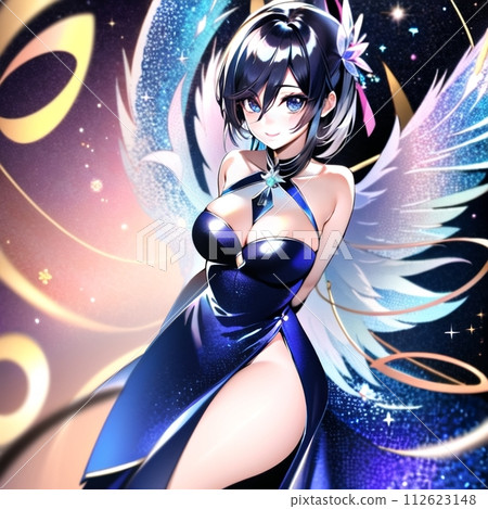 A beautiful woman clipart 112623148