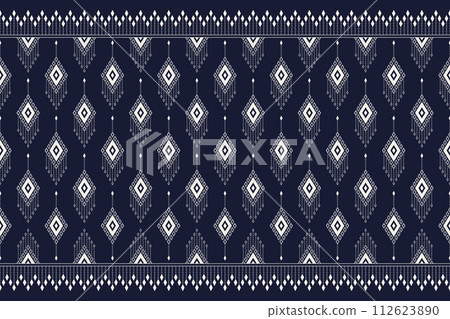 Vertical ikat geometric traditional style,seamless pattern and line texture background. Use for fabric, textile, decoration elements. Vertical ikat geometric traditional style,seamless pattern and line texture background. Use for fabric, textile, decoration elements. 112623890