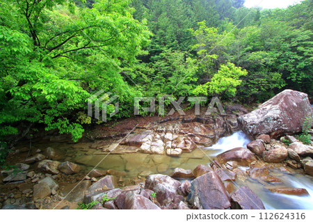 初夏的諾呂川,綠樹成蔭,景色美麗 初夏的諾呂川,綠樹成蔭,景色美麗 112624316