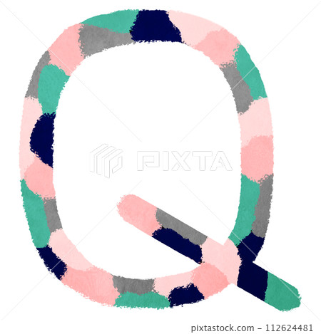Decorative letters of the alphabet "Q" Decorative letters of the alphabet "Q" 112624481