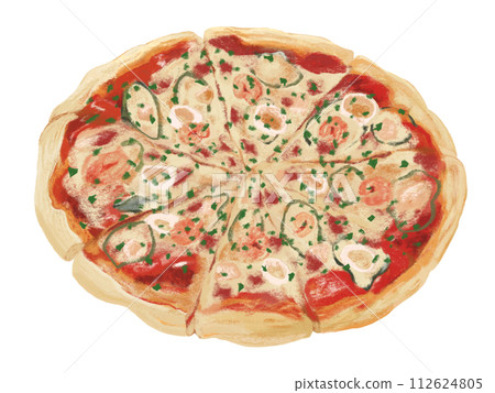 海鮮披薩(整切) 海鮮披薩(整切) 112624805