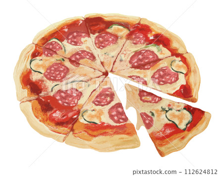 Pepperoni pizza (whole and piece) Pepperoni pizza (whole and piece) 112624812