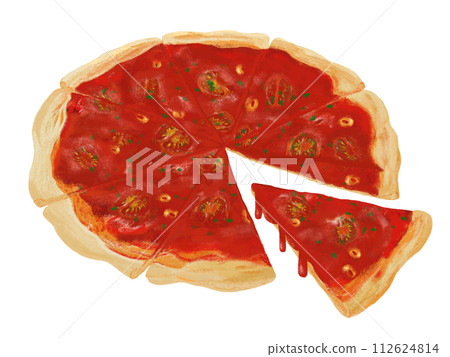 Marinara pizza (whole and piece) 112624814