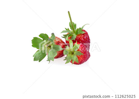 Strawberry isolated on white background 112625025