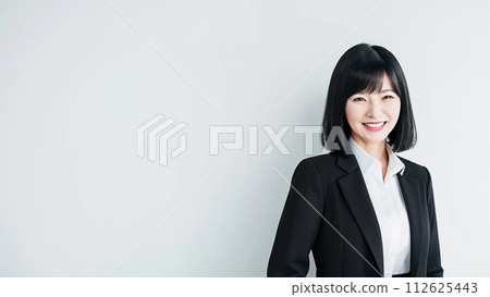 Business woman copy space "AI generated image" Business woman copy space "AI generated image" 112625443