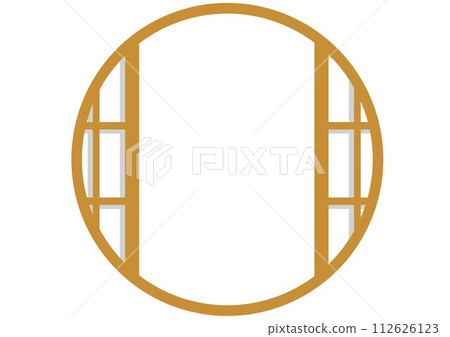 日式窗框 112626123