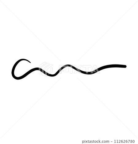 Hand drawn curly swish icon vector illustration, paint brush design element of swash, swoosh, swoosh underline swirl squiggle stroke illustration Hand drawn curly swish icon vector illustration, paint brush design element of swash, swoosh, swoosh underline swirl squiggle stroke illustration 112626780