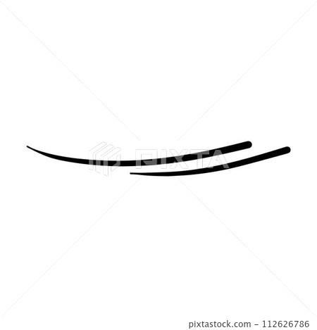 Hand drawn curly swish icon vector illustration, paint brush design element of swash, swoosh, swoosh underline swirl squiggle stroke illustration Hand drawn curly swish icon vector illustration, paint brush design element of swash, swoosh, swoosh underline swirl squiggle stroke illustration 112626786