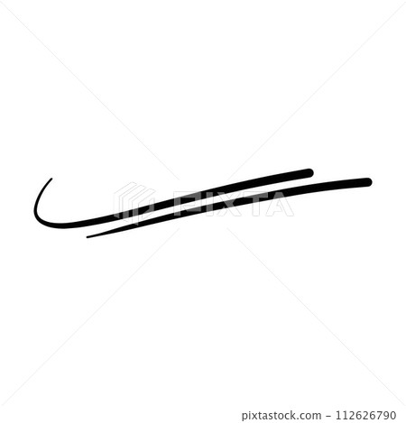 Hand drawn curly swish icon vector illustration, paint brush design element of swash, swoosh, swoosh underline swirl squiggle stroke illustration Hand drawn curly swish icon vector illustration, paint brush design element of swash, swoosh, swoosh underline swirl squiggle stroke illustration 112626790