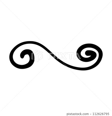 Hand drawn curly swish icon vector illustration, paint brush design element of swash, swoosh, swoosh underline swirl squiggle stroke illustration Hand drawn curly swish icon vector illustration, paint brush design element of swash, swoosh, swoosh underline swirl squiggle stroke illustration 112626795