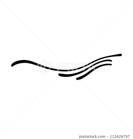 Hand drawn curly swish icon vector illustration, paint brush design element of swash, swoosh, swoosh underline swirl squiggle stroke illustration Hand drawn curly swish icon vector illustration, paint brush design element of swash, swoosh, swoosh underline swirl squiggle stroke illustration 112626797