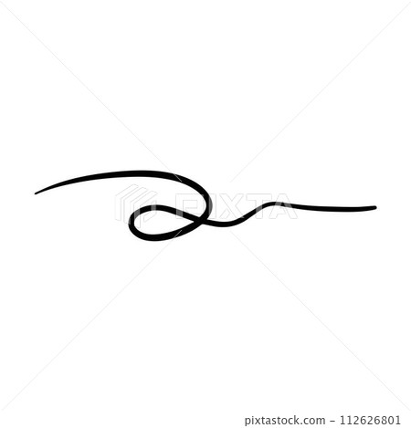 Hand drawn curly swish icon vector illustration, paint brush design element of swash, swoosh, swoosh underline swirl squiggle stroke illustration Hand drawn curly swish icon vector illustration, paint brush design element of swash, swoosh, swoosh underline swirl squiggle stroke illustration 112626801