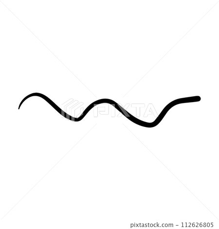 Hand drawn curly swish icon vector illustration, paint brush design element of swash, swoosh, swoosh underline swirl squiggle stroke illustration Hand drawn curly swish icon vector illustration, paint brush design element of swash, swoosh, swoosh underline swirl squiggle stroke illustration 112626805