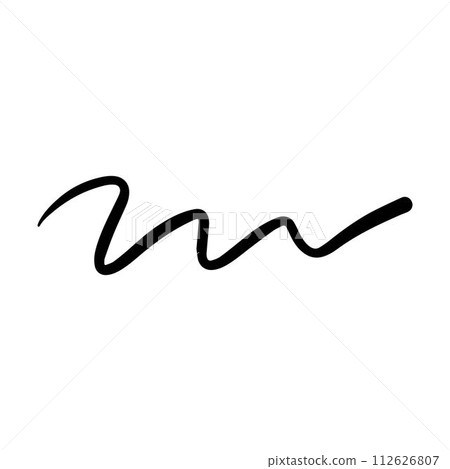 Hand drawn curly swish icon vector illustration, paint brush design element of swash, swoosh, swoosh underline swirl squiggle stroke illustration Hand drawn curly swish icon vector illustration, paint brush design element of swash, swoosh, swoosh underline swirl squiggle stroke illustration 112626807