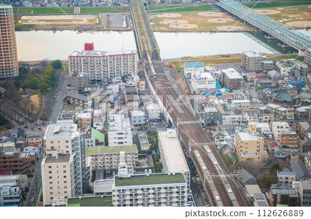 千葉縣市川市 I-Link 城鎮觀測設施的街景 千葉縣市川市 I-Link 城鎮觀測設施的街景 112626889