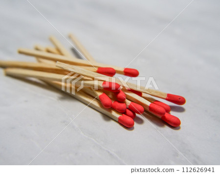 Match fire blank text advertising 112626941