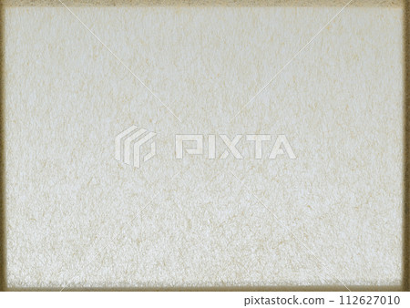 Frame background material made of Japanese paper and pampas grass stems Frame background material made of Japanese paper and pampas grass stems 112627010