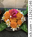 Bali flower decoration 112627146
