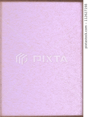 Frame background material made of Japanese paper and pampas grass stems 112627198