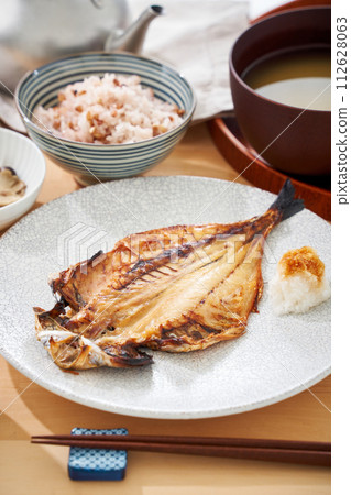 Opening of horse mackerel Opening of horse mackerel 112628063