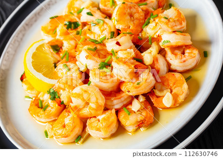 easy spanish garlic shrimp sauteed in olive oil easy spanish garlic shrimp sauteed in olive oil 112630746