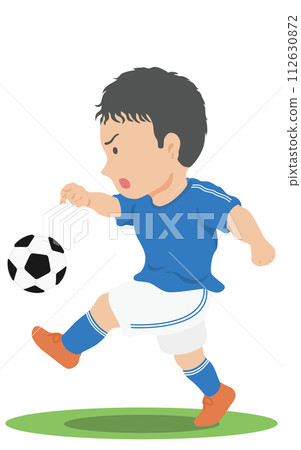 soccer player passing soccer player passing 112630872