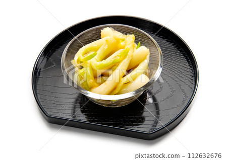 Vegetables from the Tohoku region, Hirokko dressed with vinegar and miso 112632676