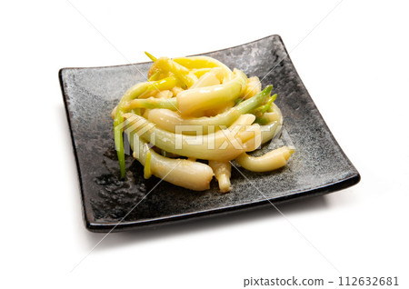 Vegetables from the Tohoku region, Hirokko dressed with vinegar and miso 112632681