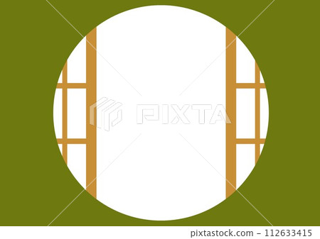 日式窗框 日式窗框 112633415