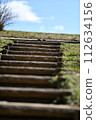 樓梯、藍天和白雲 112634156