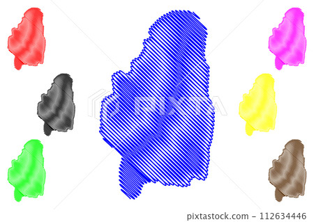 Lake Nakuru (Africa, Republic of Kenya) map vector illustration, scribble sketch map Lake Nakuru (Africa, Republic of Kenya) map vector illustration, scribble sketch map 112634446